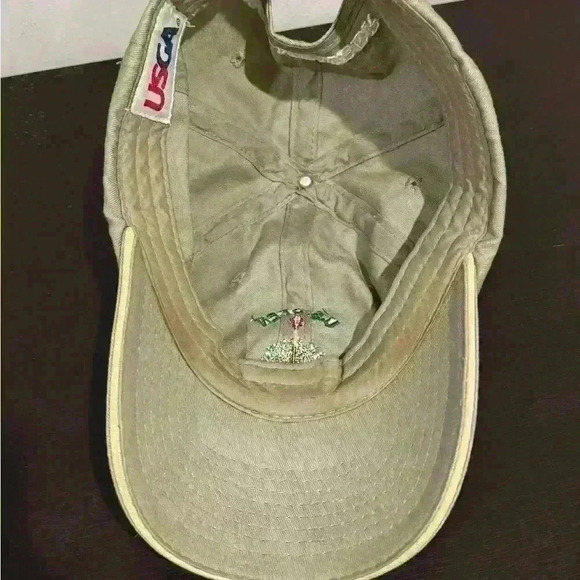 2013 U.S. Open Merion Golf Hat - USGA Member Edition - Tan, Adjustable, Vintage - Picture 5 of 6